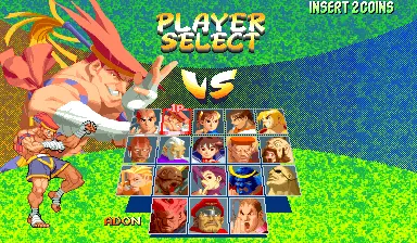 Image n° 5 - select : Street Fighter Zero 2 (Japan 960227)