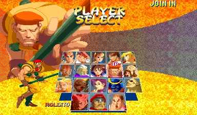 Image n° 3 - select : Street Fighter Zero 2 Alpha (Asia 960826)