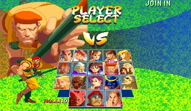 Image n° 2 - select : Street Fighter Zero 2 (Hispanic 960304)