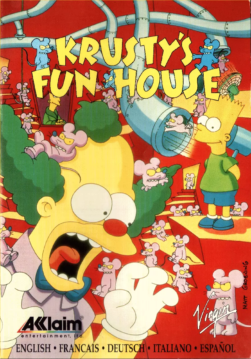 manual for Krusty's Funhouse