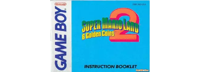 manual for Super Mario Land 2 - 6 Golden Coins (V1.0)