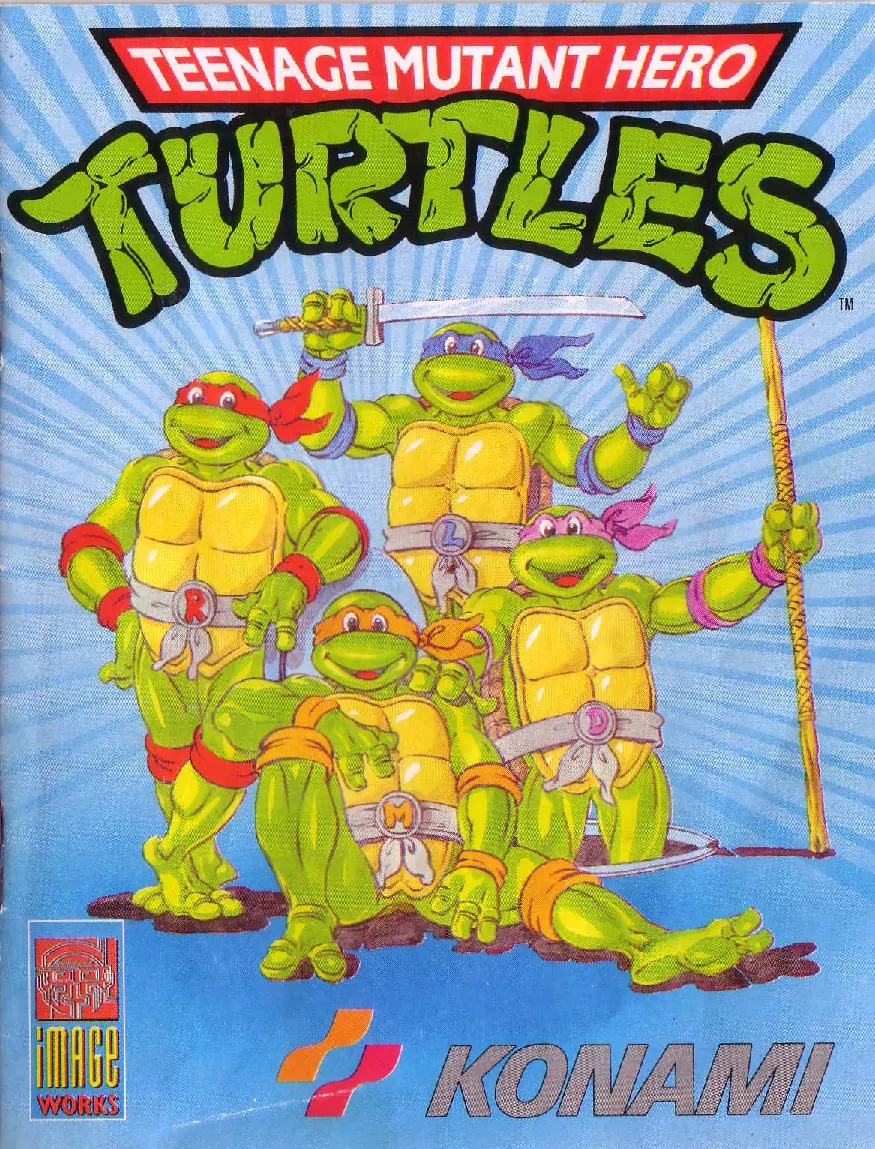 manual for Teenage Mutant Ninja Turtles