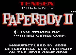 Image n° 3 - screenshots  : Paperboy