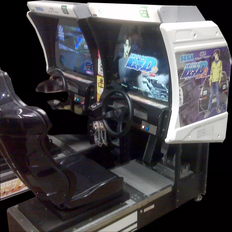 大人気最新作頭文字D Arcade Stage Ver.3 (GDS-0032C) GD-ROMディスクとキーチップ [SEGA／NAOMI2] ゲーム基板