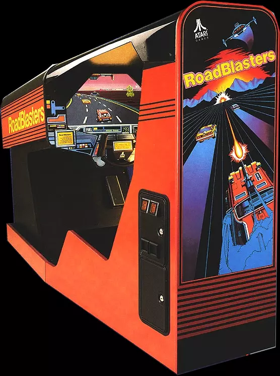 Image n° 1 - cabinets : Road Blasters (upright, rev 4)