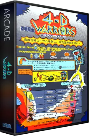 jeu 4-D Warriors (315-5162)