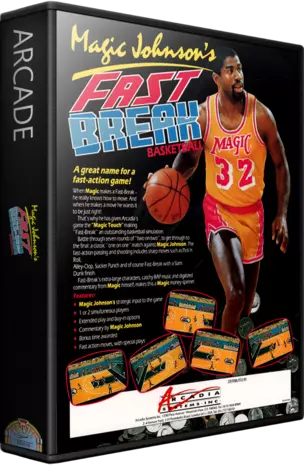 jeu Magic Johnson's Fast Break (Arcadia, V 2.7)