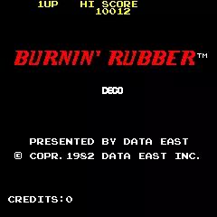 jeu Burnin' Rubber (DECO Cassette, set 1)