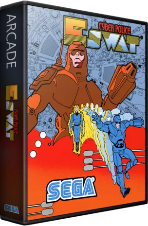 jeu E-Swat - Cyber Police (set 3, US) (bootleg of FD1094 317-0129 set)