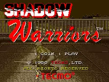 jeu Master Ninja (bootleg of Shadow Warriors - Ninja Gaiden)