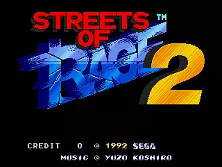 jeu Streets of Rage II (Mega Play)