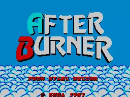 ROM After Burner (Mega-Tech, SMS based)