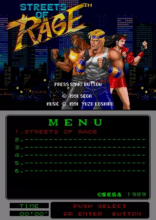 ROM Streets of Rage (Mega-Tech)