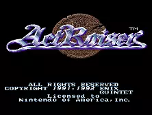 ROM Act Raiser (Nintendo Super System)