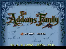 jeu The Addams Family (Nintendo Super System)