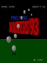 jeu Ping Pong Masters '93