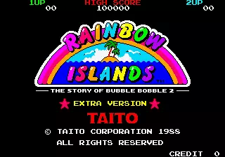 jeu Rainbow Islands (Extra)