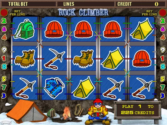 jeu Rock Climber (bootleg, 040827, new service menu)