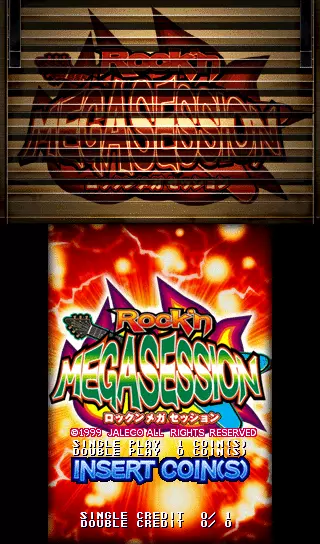 jeu Rock'n MegaSession (Japan)