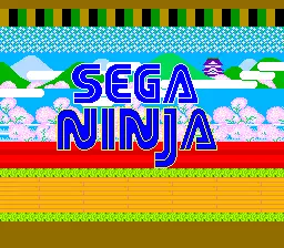 jeu Sega Ninja (not encrypted)