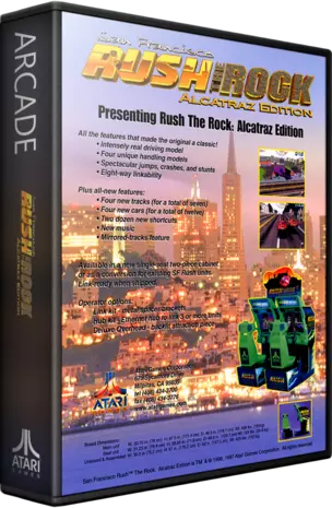 jeu San Francisco Rush: The Rock (Wavenet, boot rom L 1.38, GUTS Aug 6 1997 - MAIN Aug 5 1997)