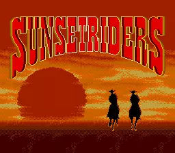 jeu Sunset Riders (bootleg of Megadrive version)