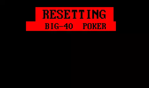 ROM Big 40 Poker (Bwb) (MPU4 Video)