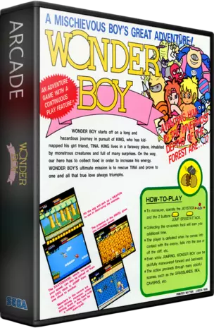 jeu Wonder Boy (US bootleg)