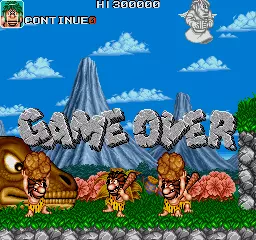 Image n° 3 - gameover : Caveman Ninja (bootleg, alt)