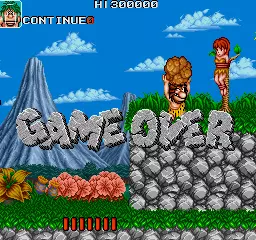 Image n° 1 - gameover : Caveman Ninja (bootleg)