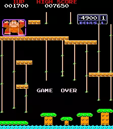 Image n° 1 - gameover : Donkey Kong Junior (Japan)