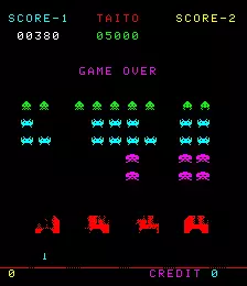 Image n° 3 - gameover : Space Invaders Part II (Taito)