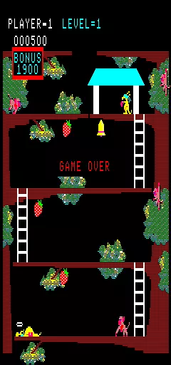 Image n° 3 - gameover : Kangaroo (Atari)