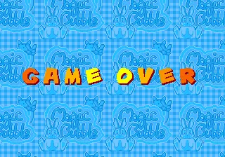 Image n° 1 - gameover : Magic Bubble