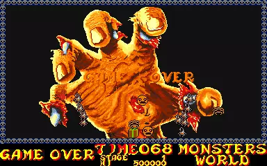 Image n° 1 - gameover : Monsters World (bootleg of Super Pang)