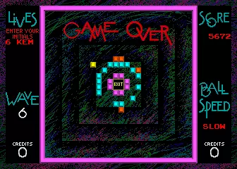 Image n° 3 - gameover : Off the Wall (2-3-player upright)