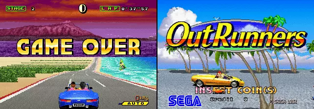 Image n° 3 - gameover : OutRunners (World)