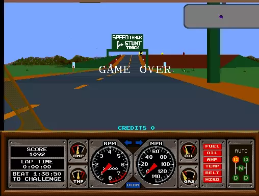 Image n° 1 - gameover : Race Drivin' (cockpit, rev 4)