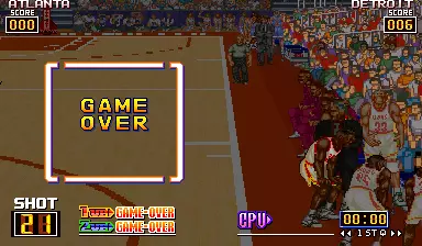 Image n° 1 - gameover : Slam Dunk (ver JAA 1993 10.8)