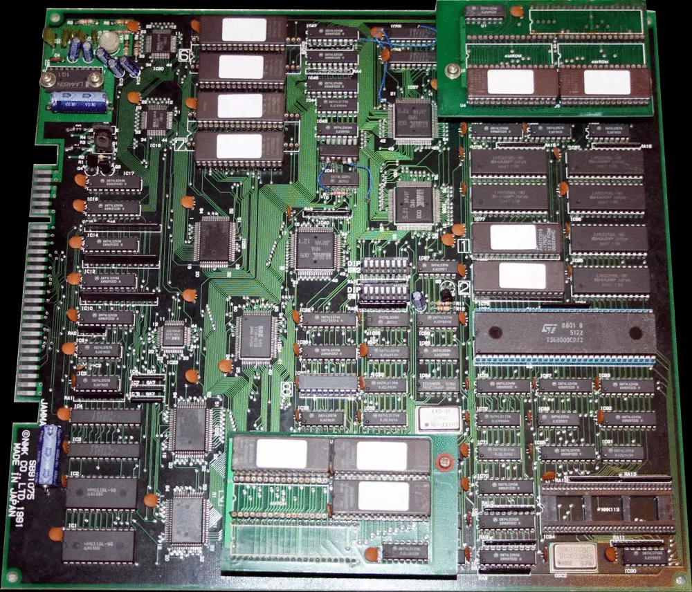 Image n° 2 - pcb : Bombjack Twin (prototype with adult pictures)