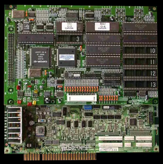 Image n° 3 - pcb : Street Fighter EX2 (USA 980526)