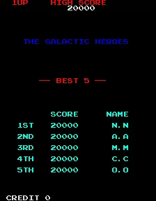 Image n° 2 - scores : Ms. Pac-Man-Galaga - 20th Anniversary Class of 1981 Reunion (V1.01)