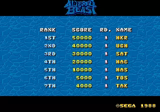 Image n° 6 - scores : Altered Beast (Datsu bootleg)