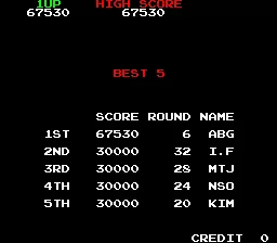 Image n° 5 - scores : Super Bubble Bobble (bootleg)