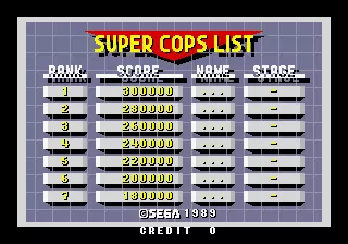 Image n° 5 - scores : E-Swat - Cyber Police (set 4, World) (bootleg of FD1094 317-0130 set)