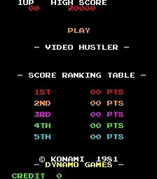 Image n° 2 - scores : Video Hustler (Dynamo Games)