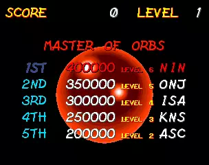 Image n° 2 - scores : Orbs (10-7-94 prototype)