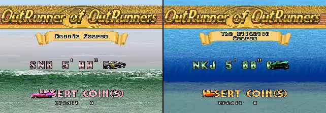 Image n° 1 - scores : OutRunners (Japan)