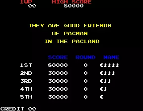 Image n° 5 - scores : Pac-Land (World)