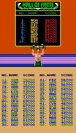 Image n° 5 - scores : Punch-Out!! (Japan)